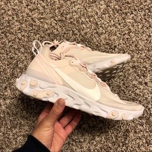 Light pink Nike react element